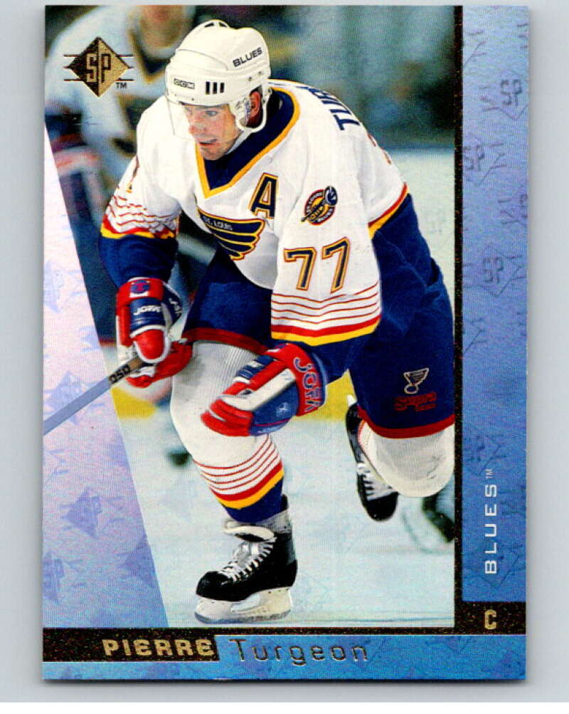 1996-97 SP Hockey #137 Pierre Turgeon St. Louis Blues V91070 Image 1