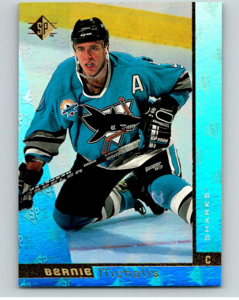 1996-97 SP Hockey #139 Bernie Nicholls San Jose Sharks V91072 Image 1