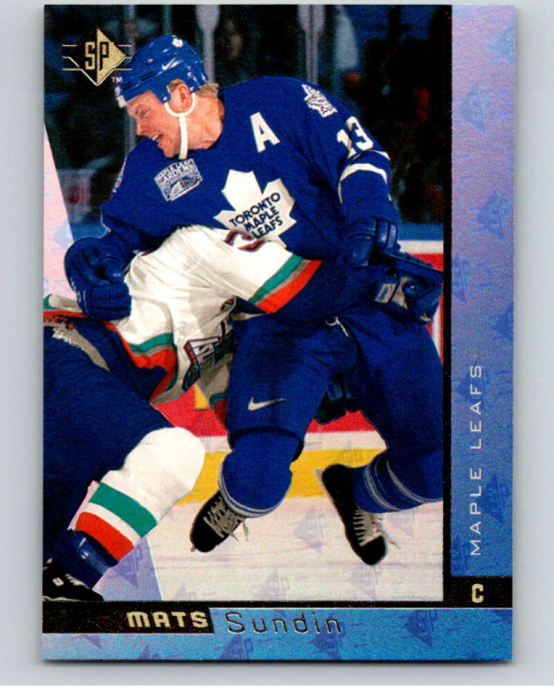 1996-97 SP Hockey #151 Mats Sundin Toronto Maple Leafs V91082 Image 1