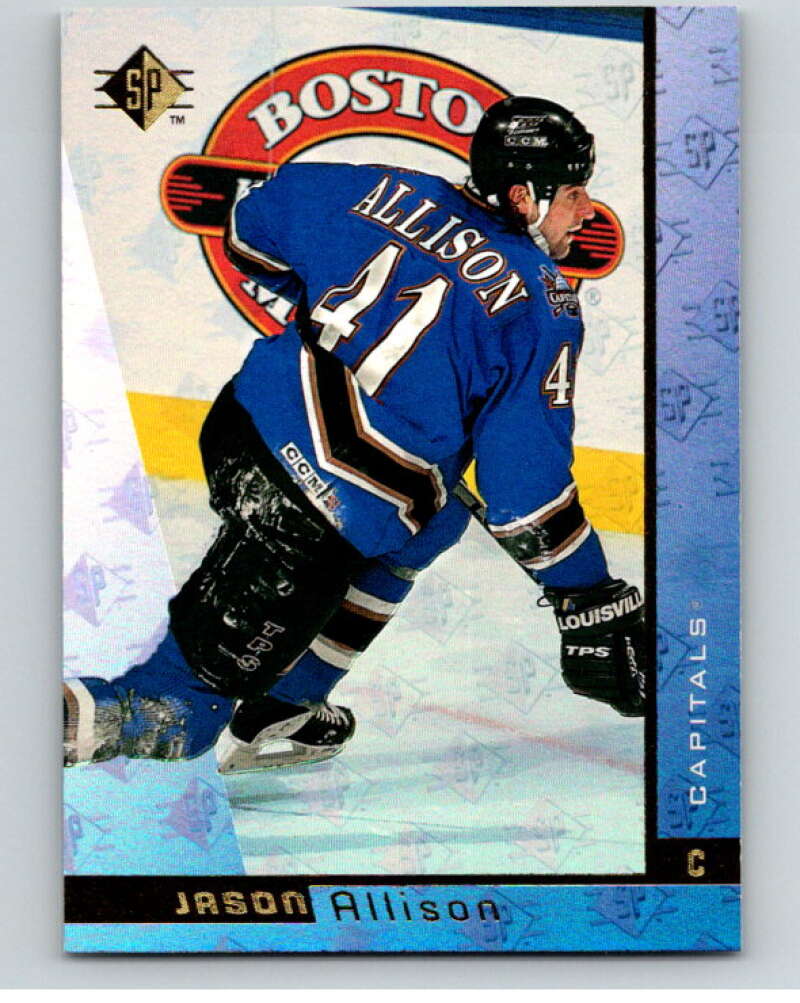 1996-97 SP Hockey #168 Jason Allison Washington Capitals V91097 Image 1