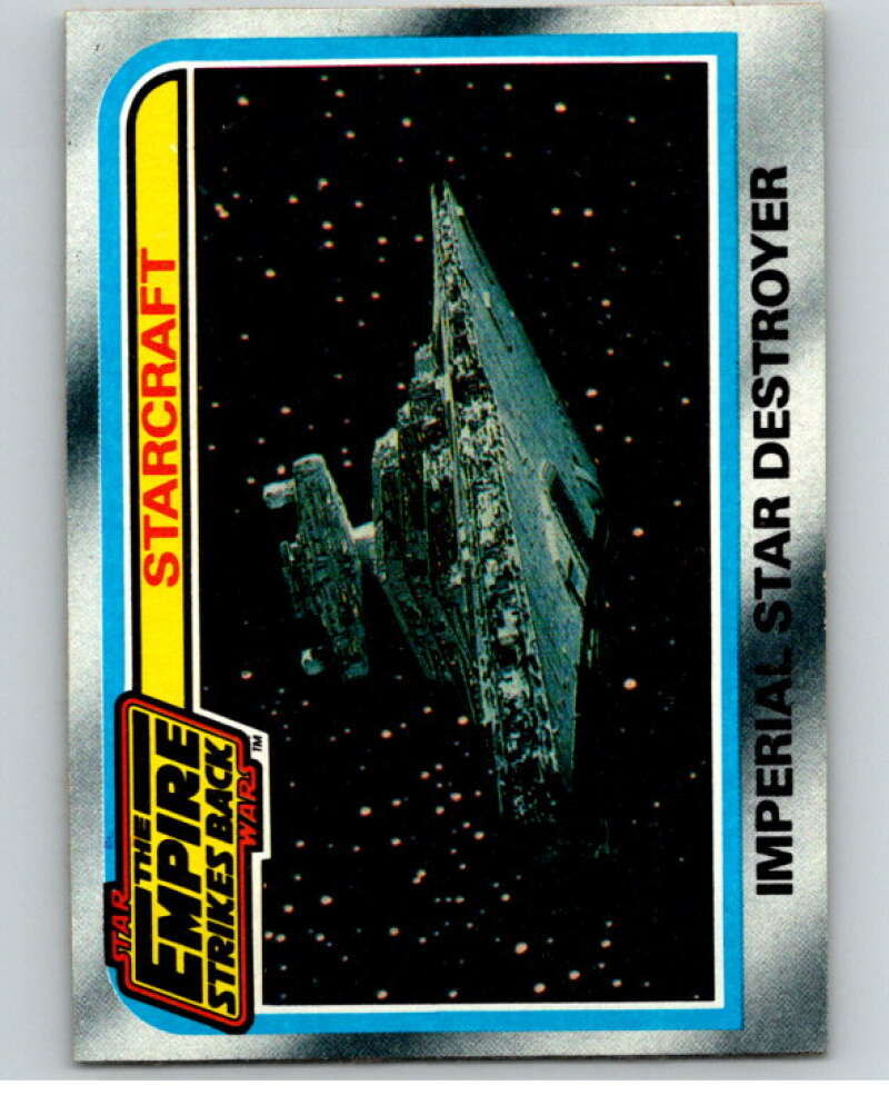 1980 Topps The Empire Strikes Back #136 Imperial Star Destroyer V91124 Image 1