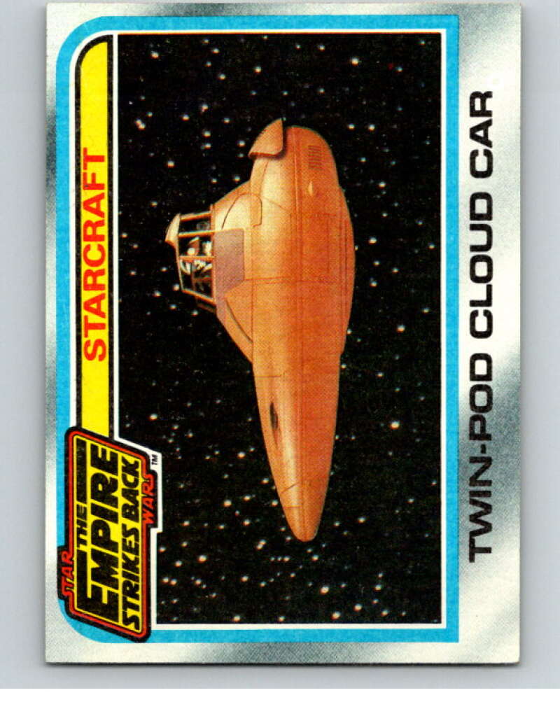 1980 Topps The Empire Strikes Back #137 Twin-Pod Cloud Car V91129 Image 1