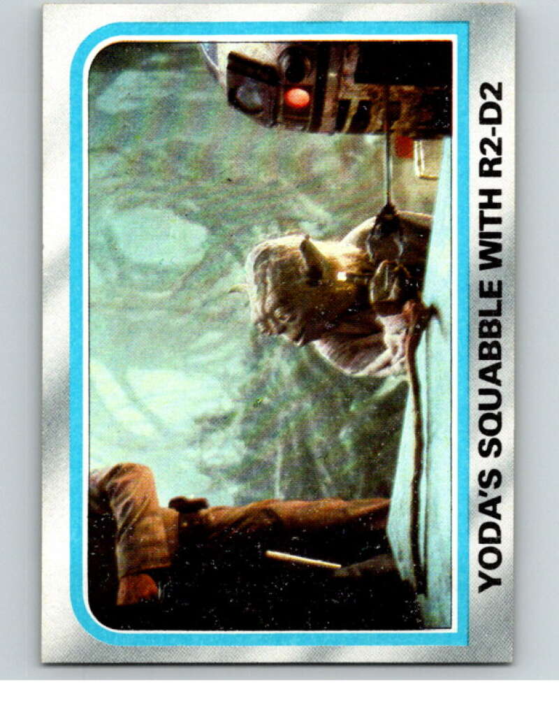 1980 Topps The Empire Strikes Back #235 Yoda's Squabble with R2-D2 V91350 Image 1