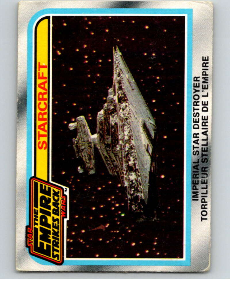 1980 OPC The Empire Strikes Back #136 Imperial Star Destroyer V91403 Image 1