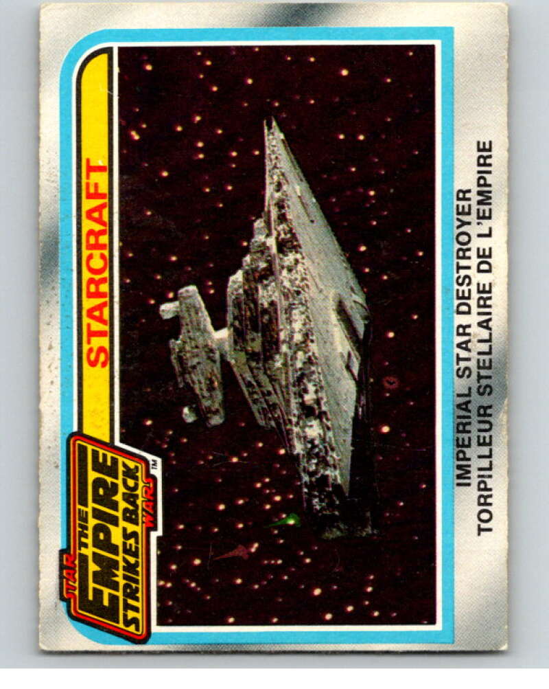 1980 OPC The Empire Strikes Back #136 Imperial Star Destroyer V91405 Image 1