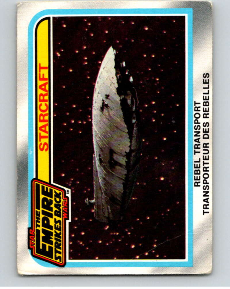 1980 OPC The Empire Strikes Back #142 Rebel Transport V91415 Image 1