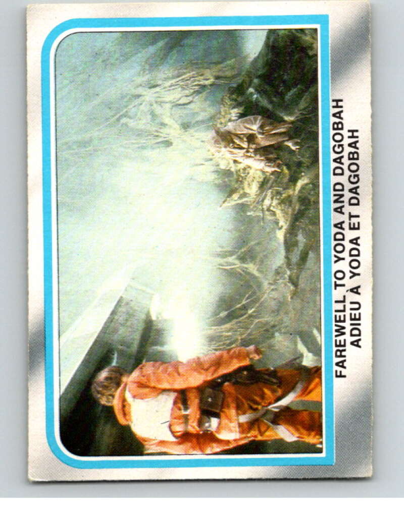 1980 OPC The Empire Strikes Back #184 Farewell to Yoda and Dagobah V91478 Image 1