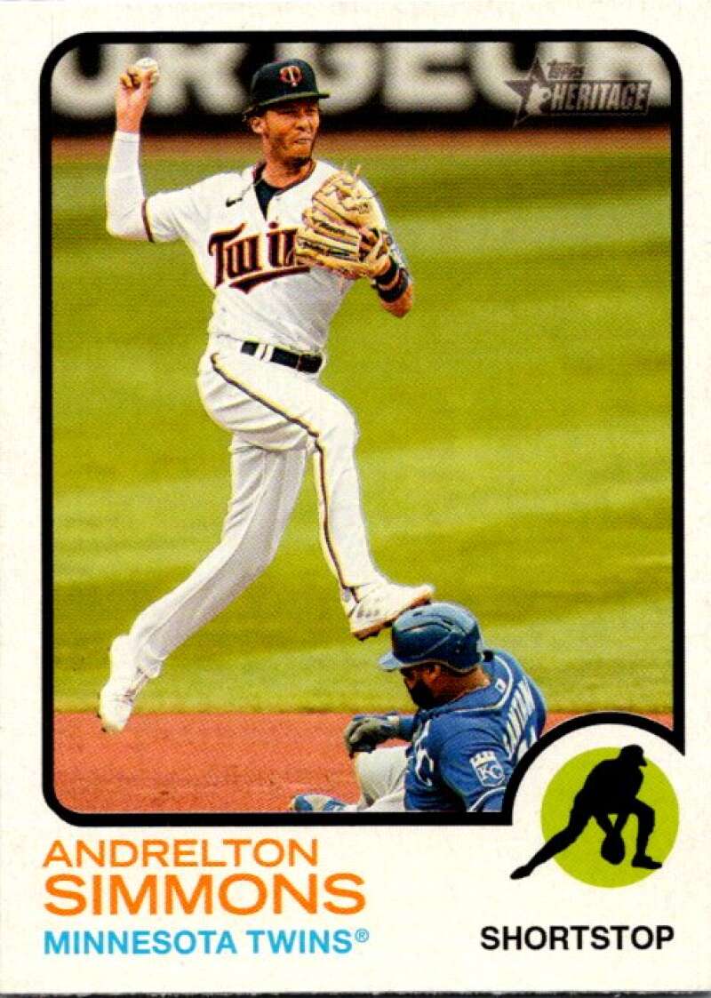 2022 Topps Heritage #12 Andrelton Simmons Minnesota Twins V91915 Image 1