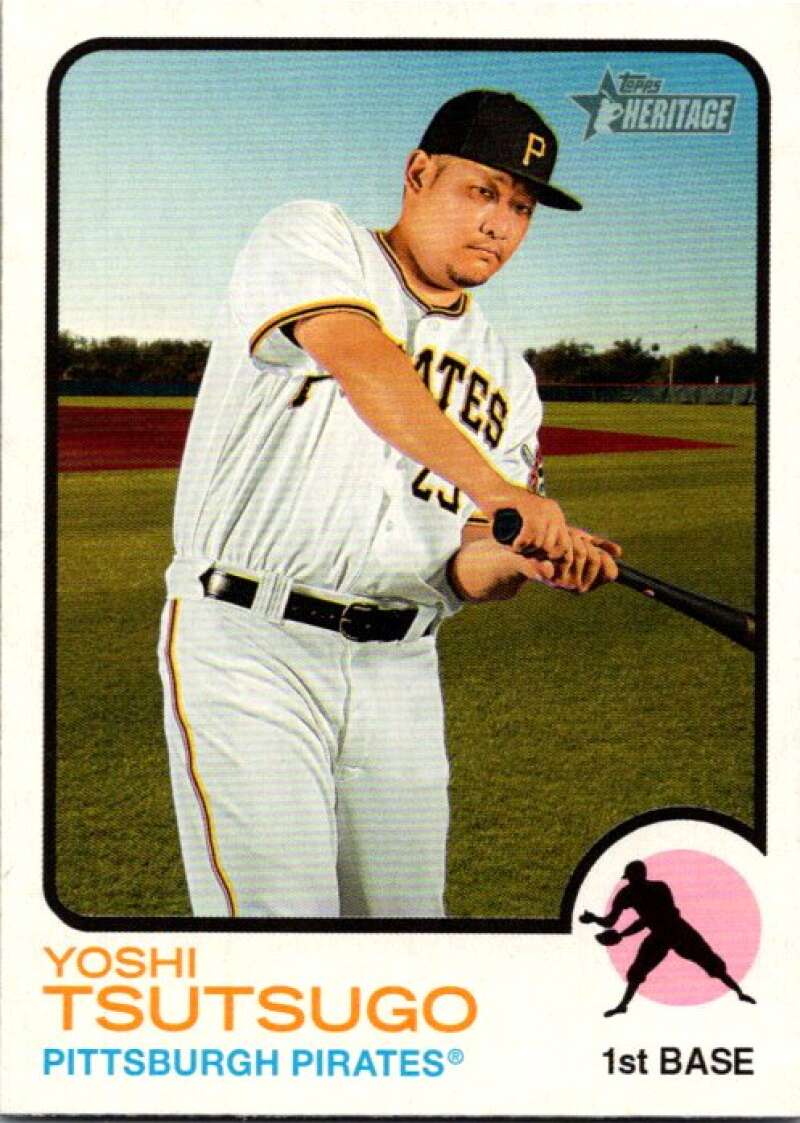 2022 Topps Heritage #41 Yoshi Tsutsugo Pittsburgh Pirates V91939 Image 1