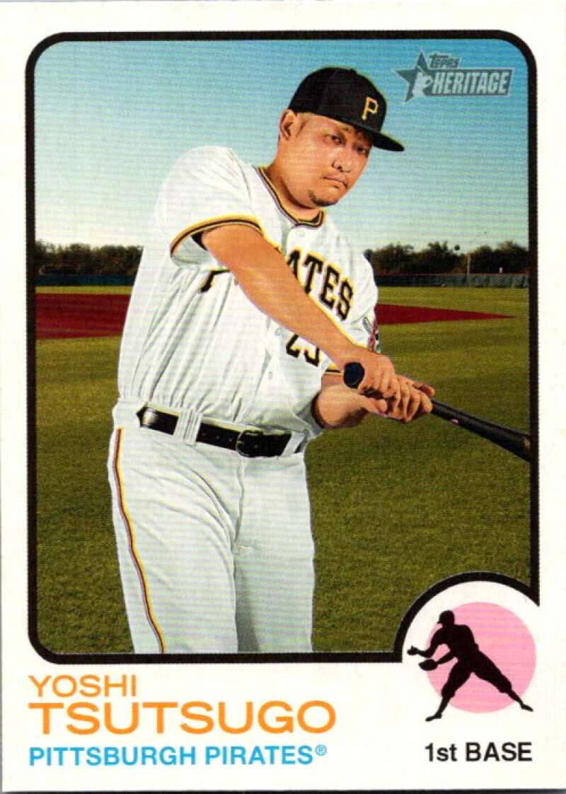 2022 Topps Heritage #41 Yoshi Tsutsugo Pittsburgh Pirates V91940 Image 1