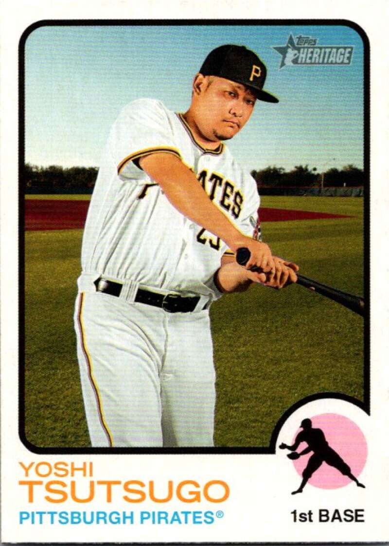 2022 Topps Heritage #41 Yoshi Tsutsugo Pittsburgh Pirates V91941 Image 1