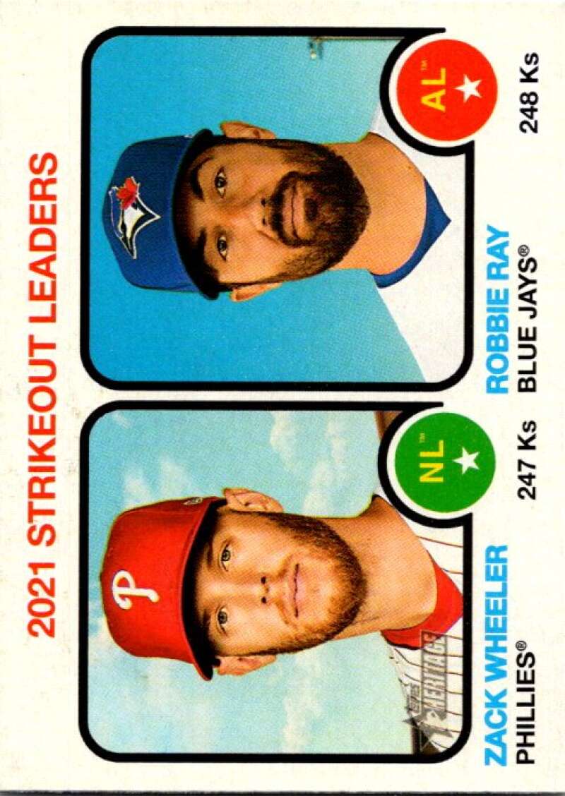 2022 Topps Heritage #61 Robbie Ray/Zack Wheeler V91956 Image 1
