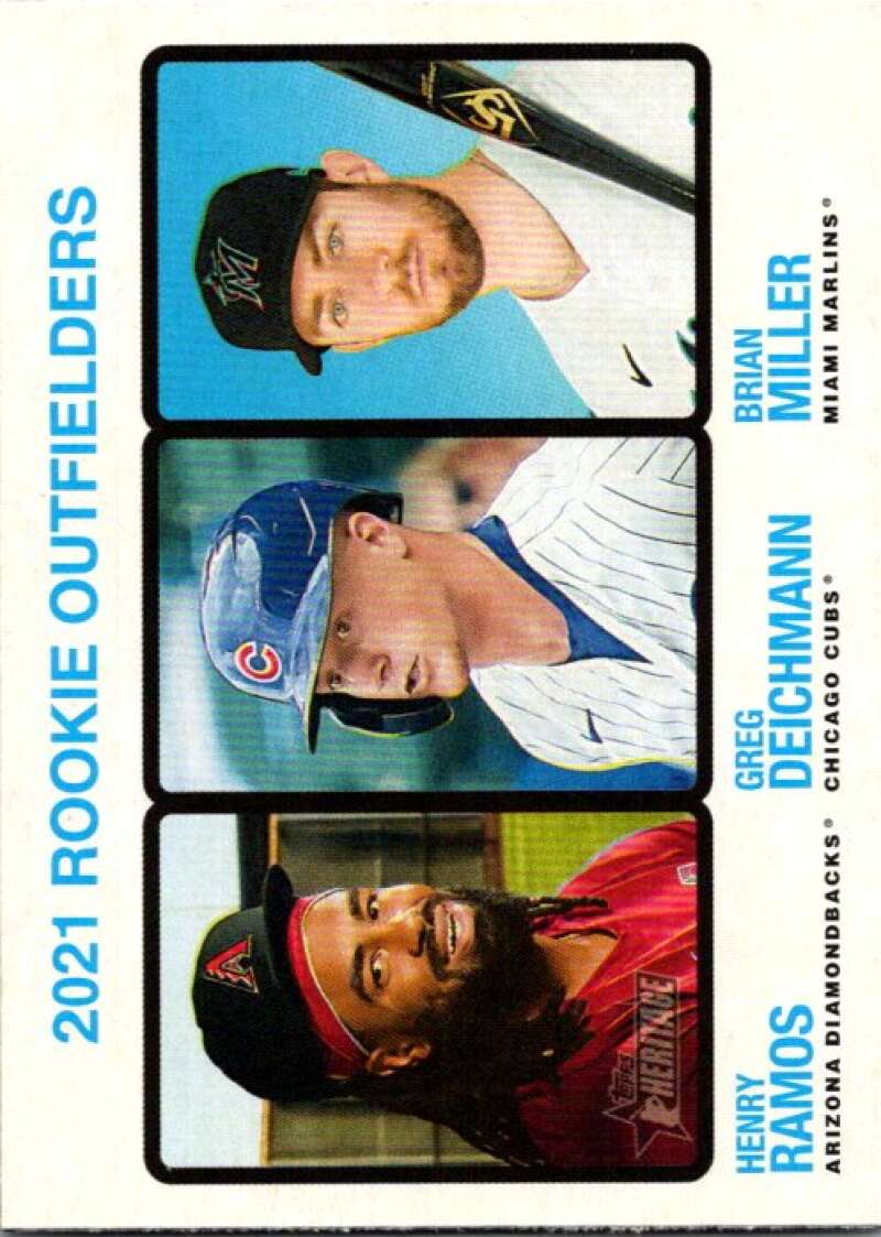 2022 Topps Heritage #71 Ramos/Miller/Deichmann RC Rookie V91964 Image 1