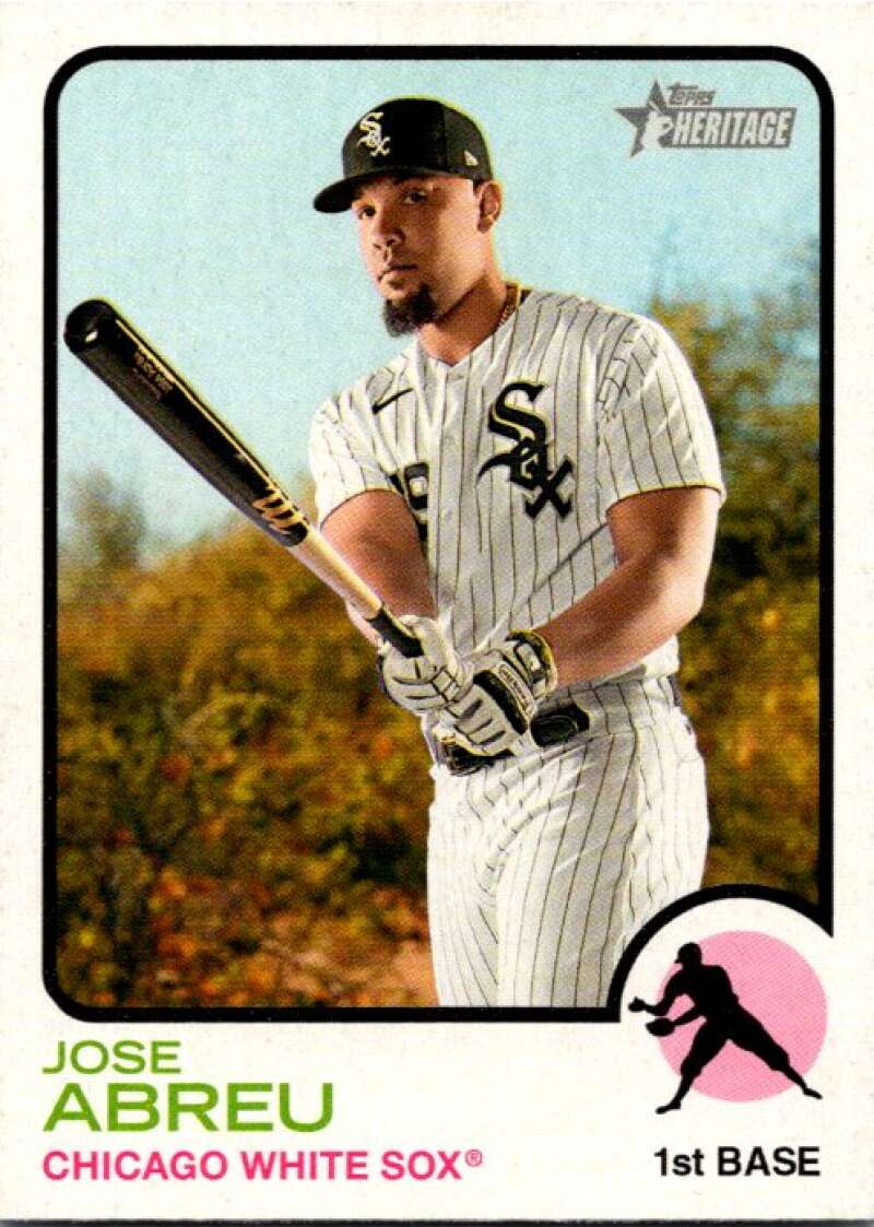 2022 Topps Heritage #84 Jose Abreu Chicago White Sox V91974 Image 1