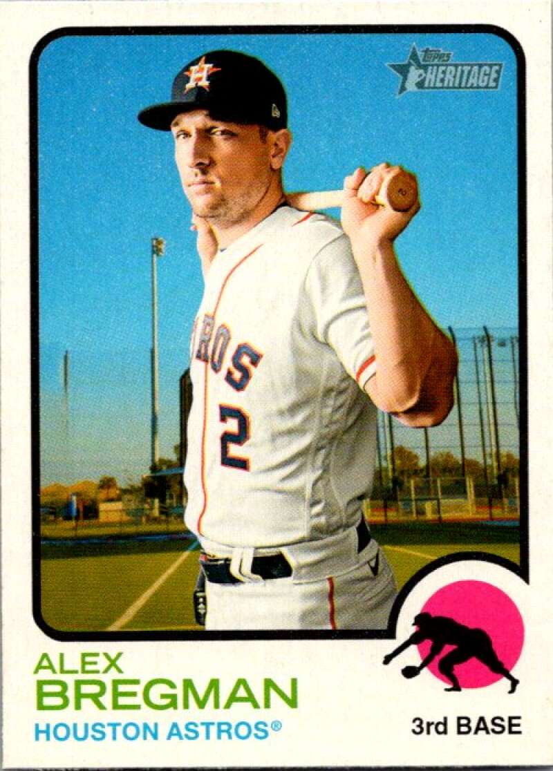 2022 Topps Heritage #104 Alex Bregman Houston Astros V91990 Image 1