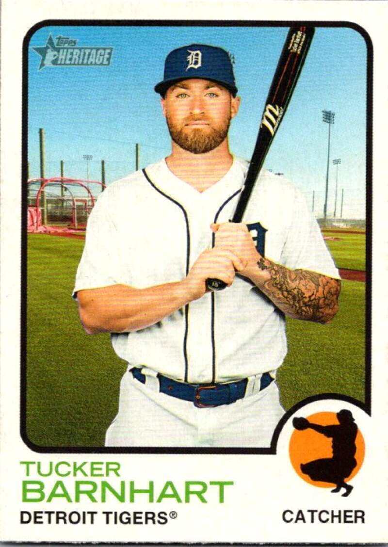 2022 Topps Heritage #111 Tucker Barnhart Detroit Tigers V91998 Image 1