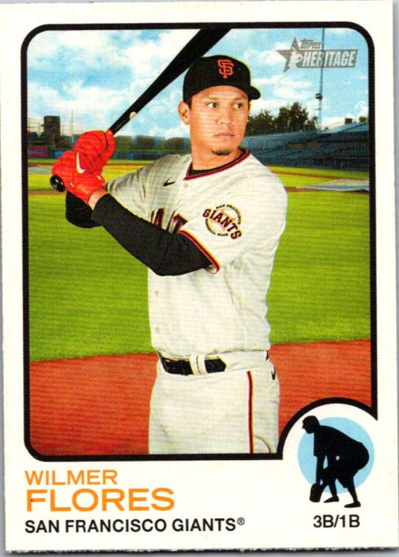 2022 Topps Heritage #129 Wilmer Flores San Francisco Giants V92011 Image 1