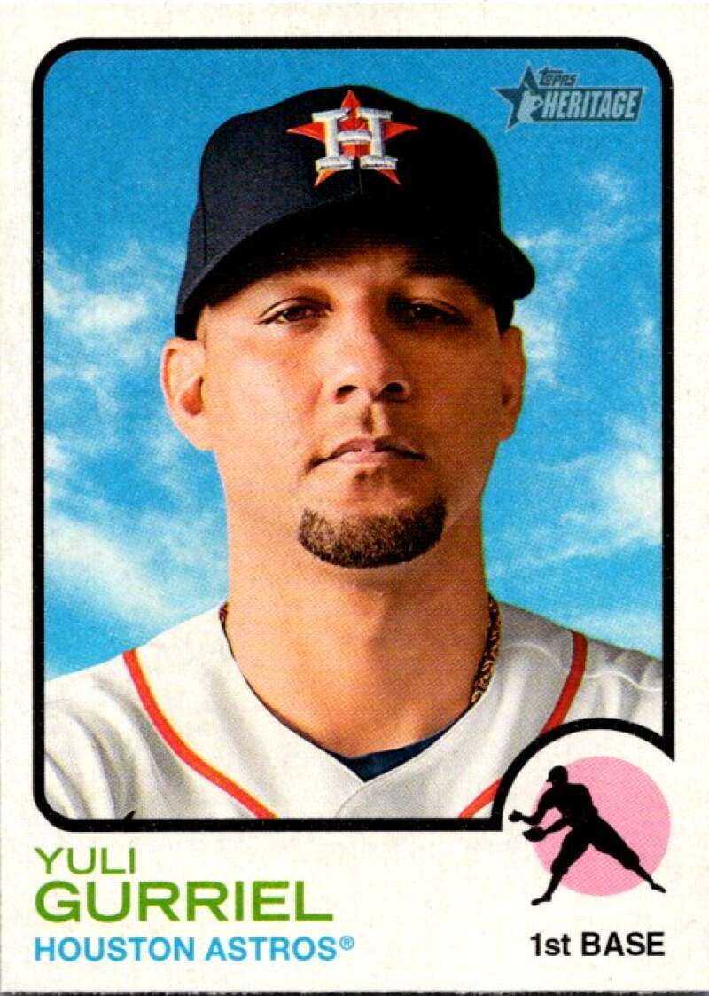 2022 Topps Heritage #145 Yuli Gurriel Houston Astros V92022 Image 1