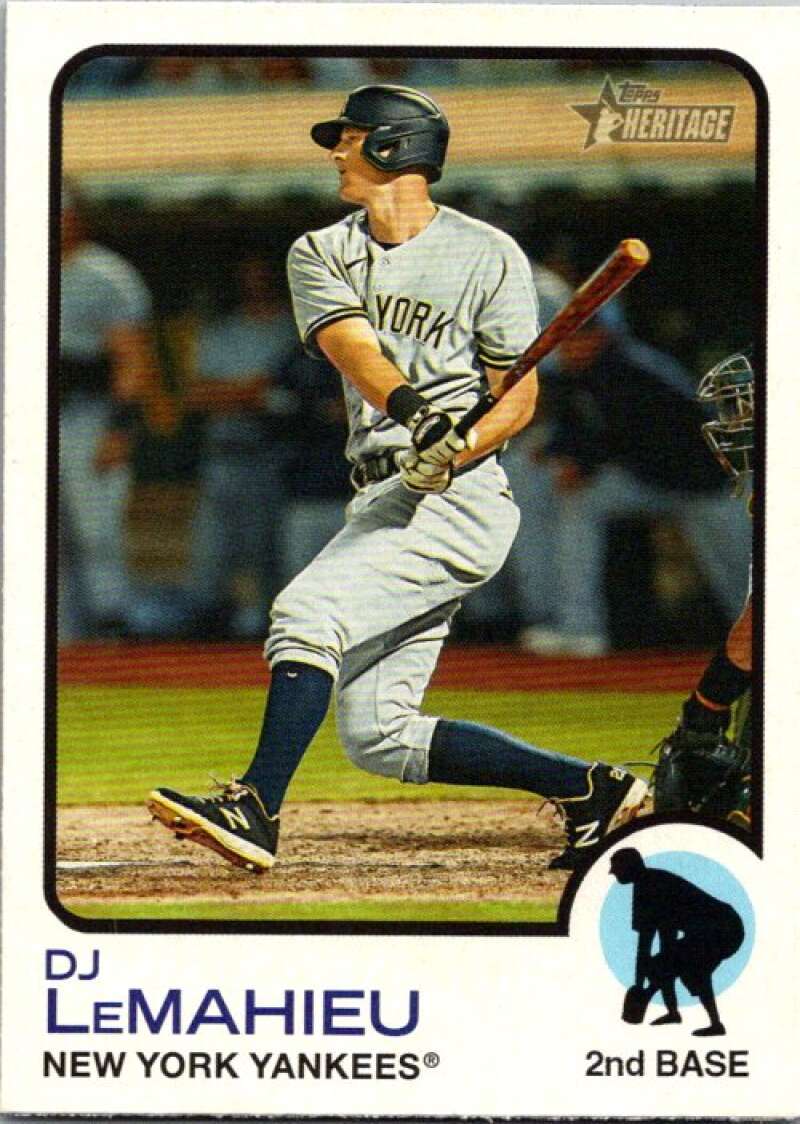 2022 Topps Heritage #169 DJ LeMahieu New York Yankees V92029 Image 1