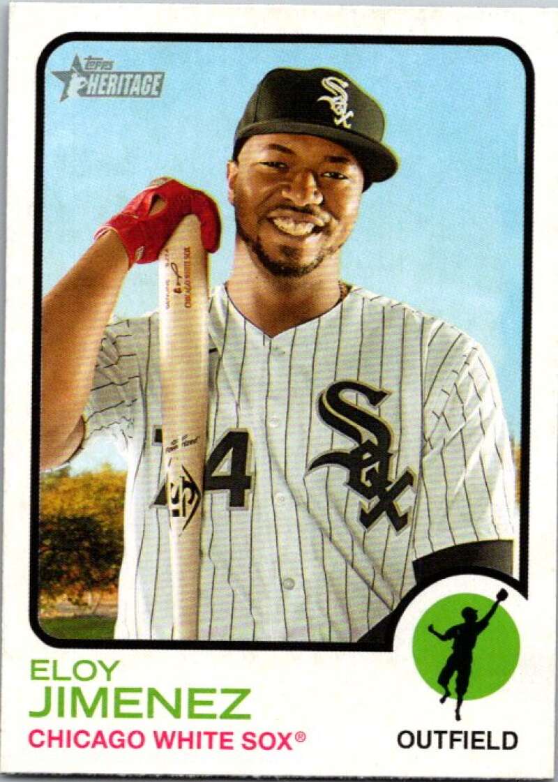 2022 Topps Heritage #179 Eloy Jimenez Chicago White Sox V92037 Image 1