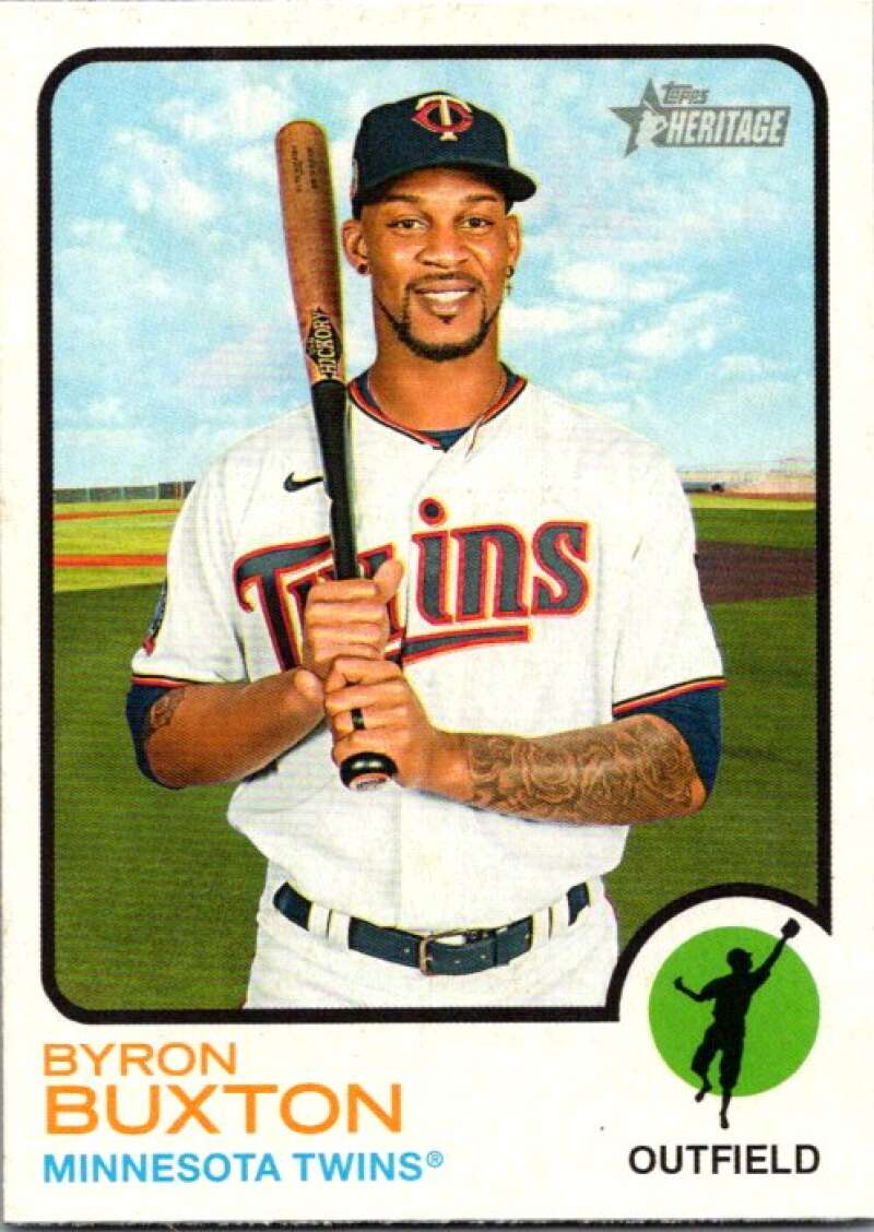2022 Topps Heritage #186 Byron Buxton Minnesota Twins V92040 Image 1
