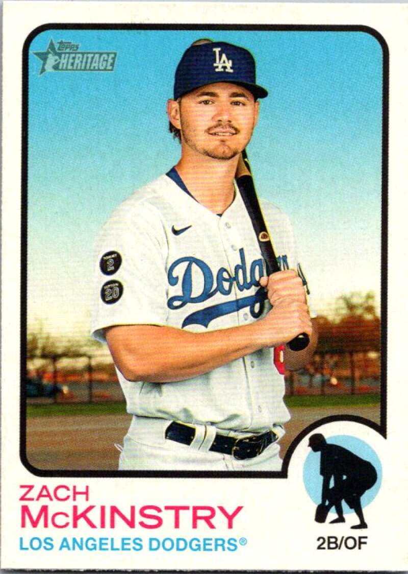 2022 Topps Heritage #222 Zach McKinstry Los Angeles Dodgers V92069 Image 1