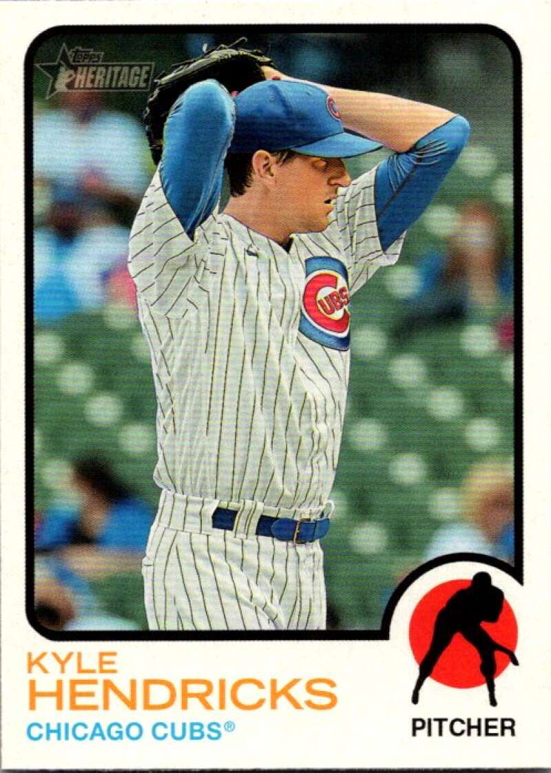 2022 Topps Heritage #235 Kyle Hendricks Chicago Cubs V92082 Image 1