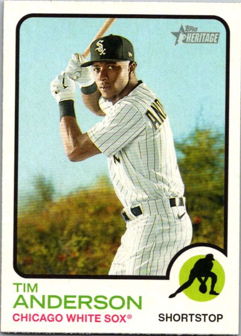 2022 Topps Heritage #241 Tim Anderson Chicago White Sox V92087 Image 1