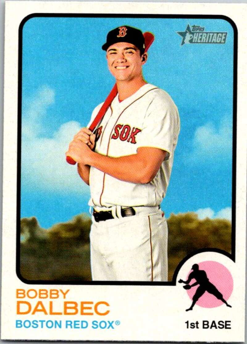 2022 Topps Heritage #244 Bobby Dalbec Boston Red Sox V92090 Image 1