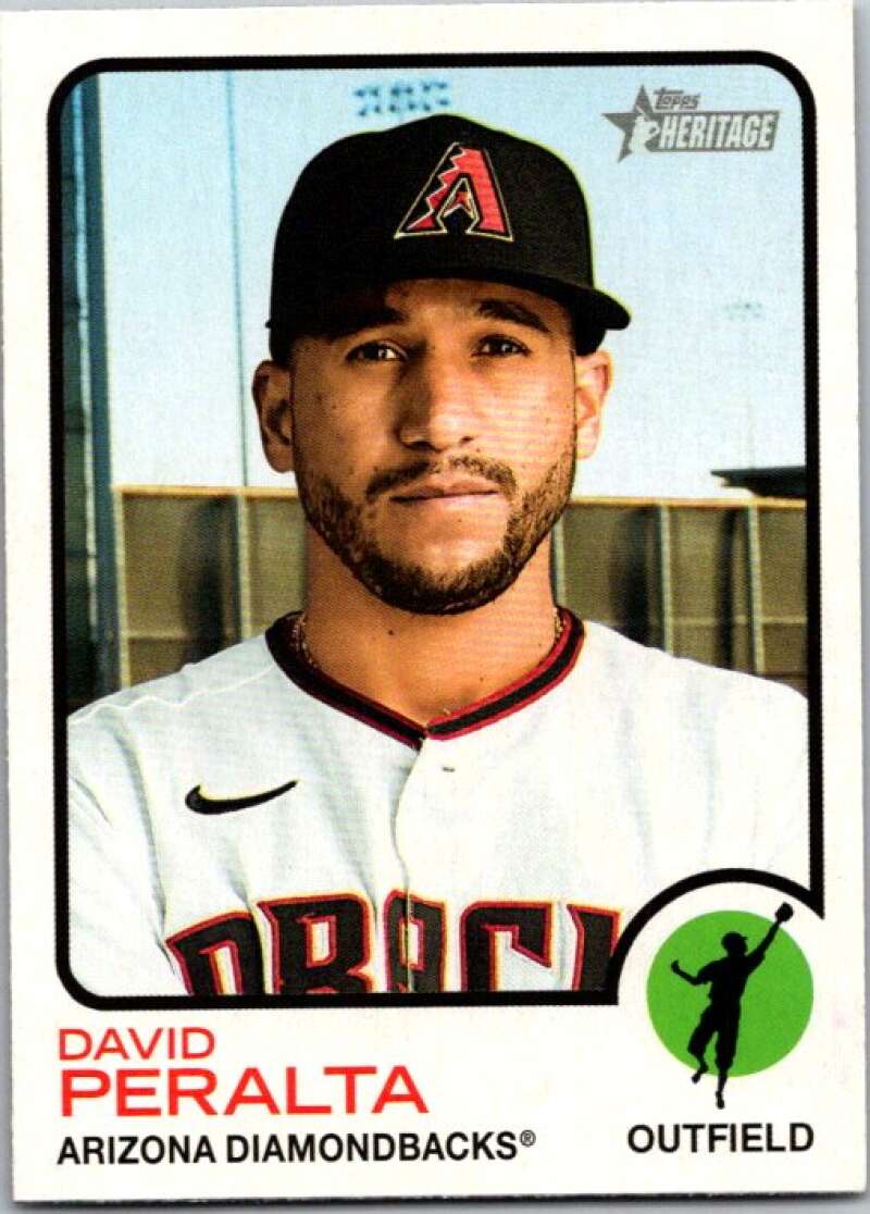2022 Topps Heritage #255 David Peralta Arizona Diamondbacks V92097 Image 1