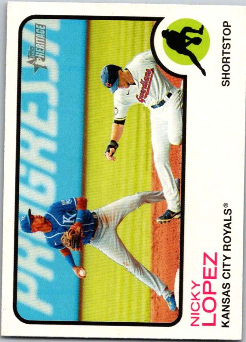 2022 Topps Heritage #260 Nicky Lopez Kansas City Royals V92099 Image 1