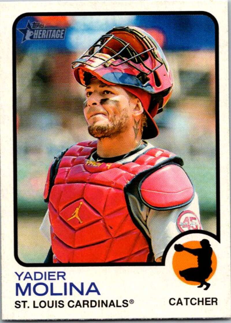 2022 Topps Heritage #279 Yadier Molina St. Louis Cardinals V92108 Image 1