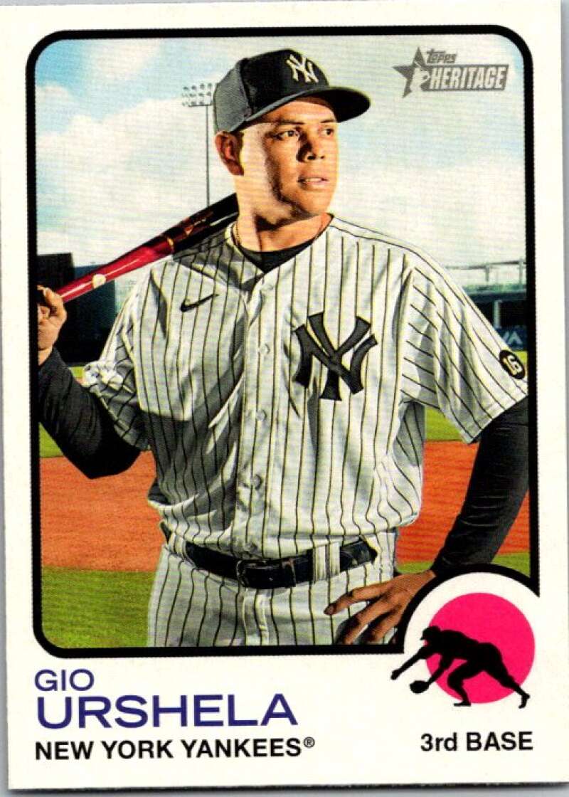 2022 Topps Heritage #284 Gio Urshela New York Yankees V92111 Image 1