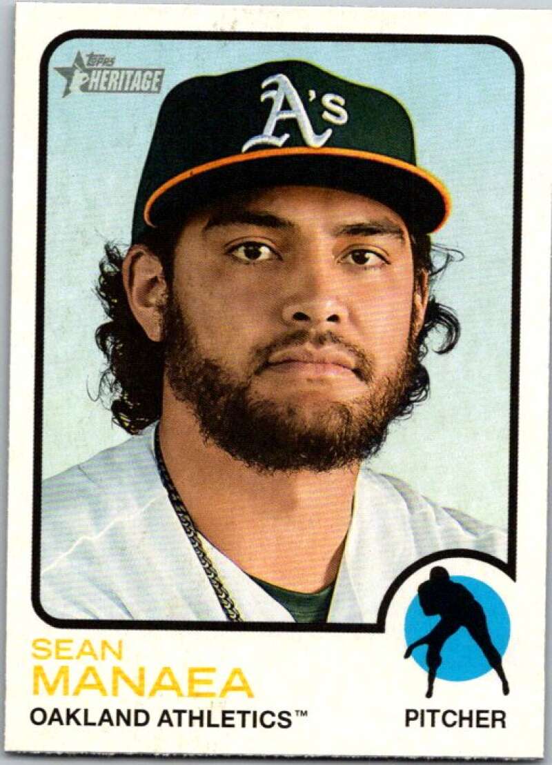 2022 Topps Heritage #322 Sean Manaea Oakland Athletics V92147 Image 1