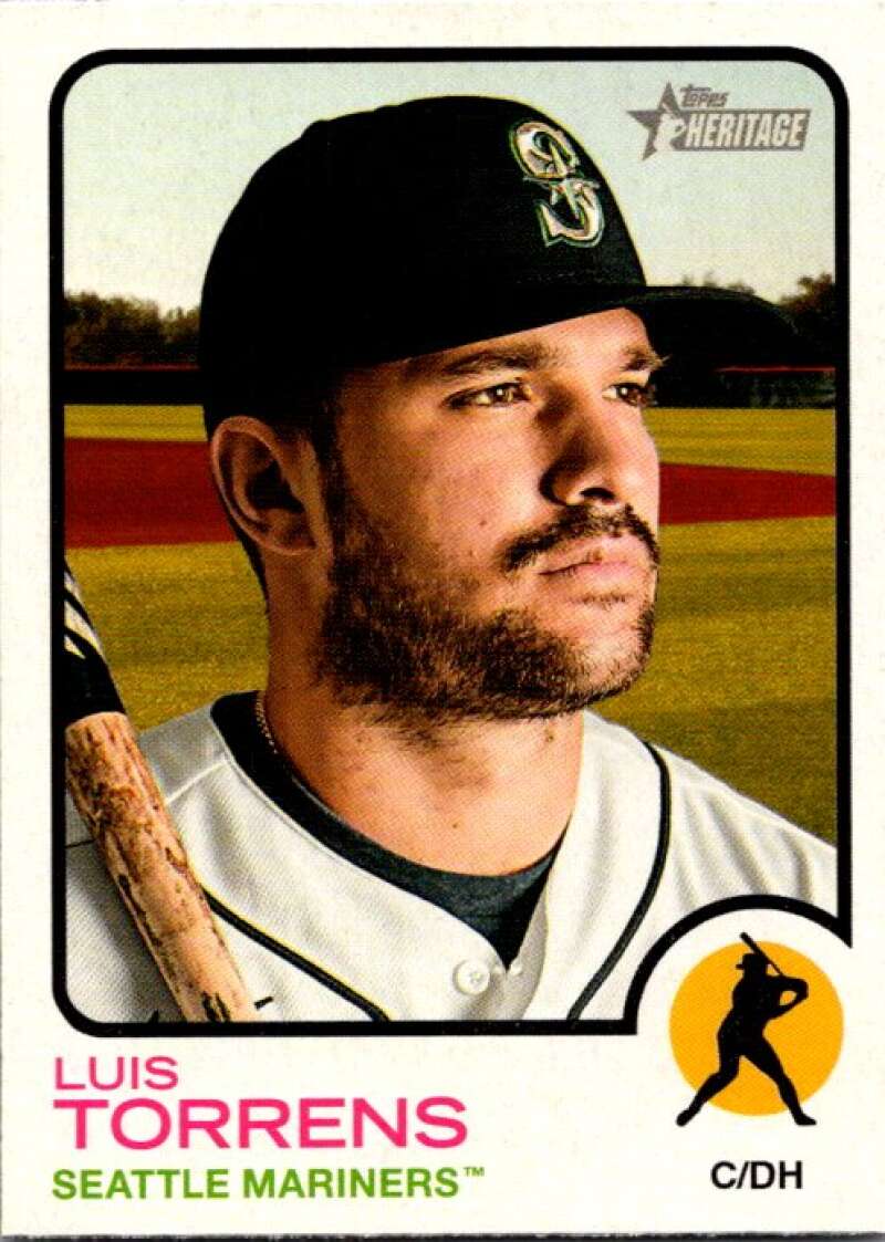 2022 Topps Heritage #343 Luis Torrens Seattle Mariners V92169 Image 1