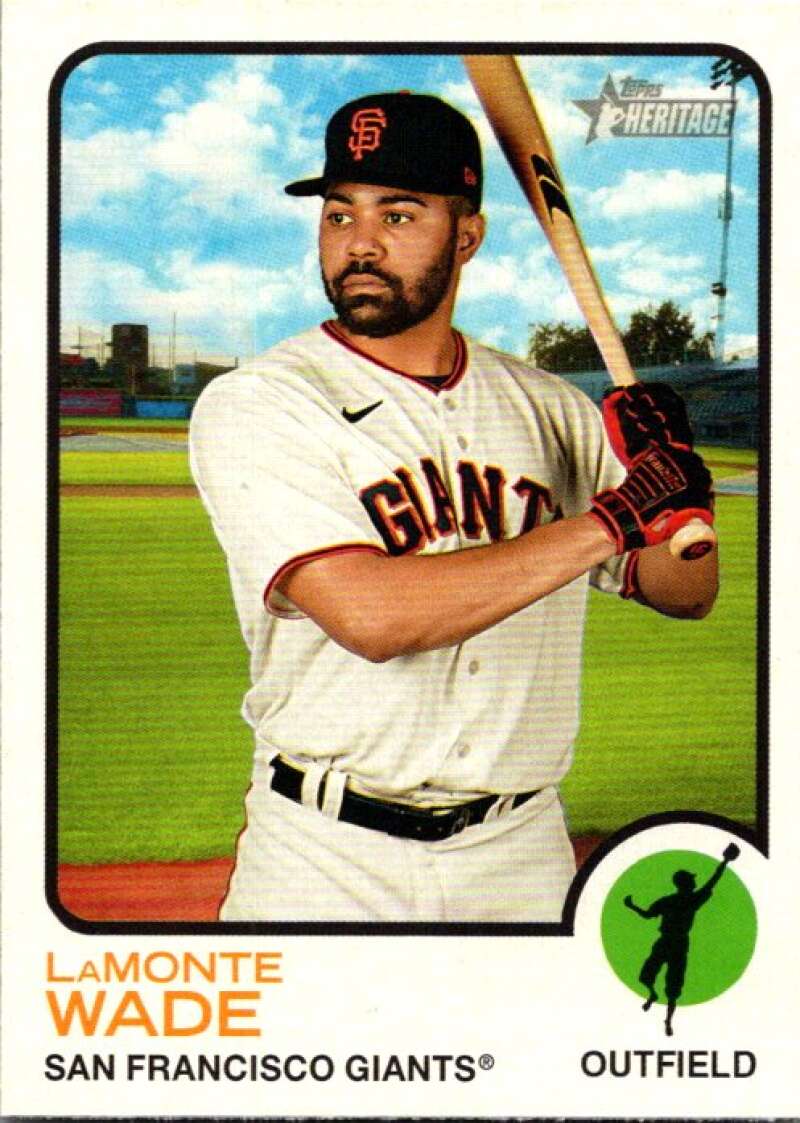 2022 Topps Heritage #359 LaMonte Wade San Francisco Giants V92182 Image 1