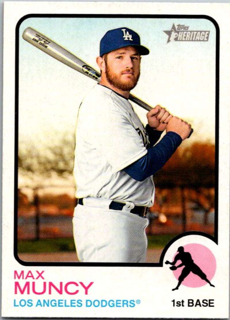 2022 Topps Heritage #368 Max Muncy Los Angeles Dodgers V92187 Image 1