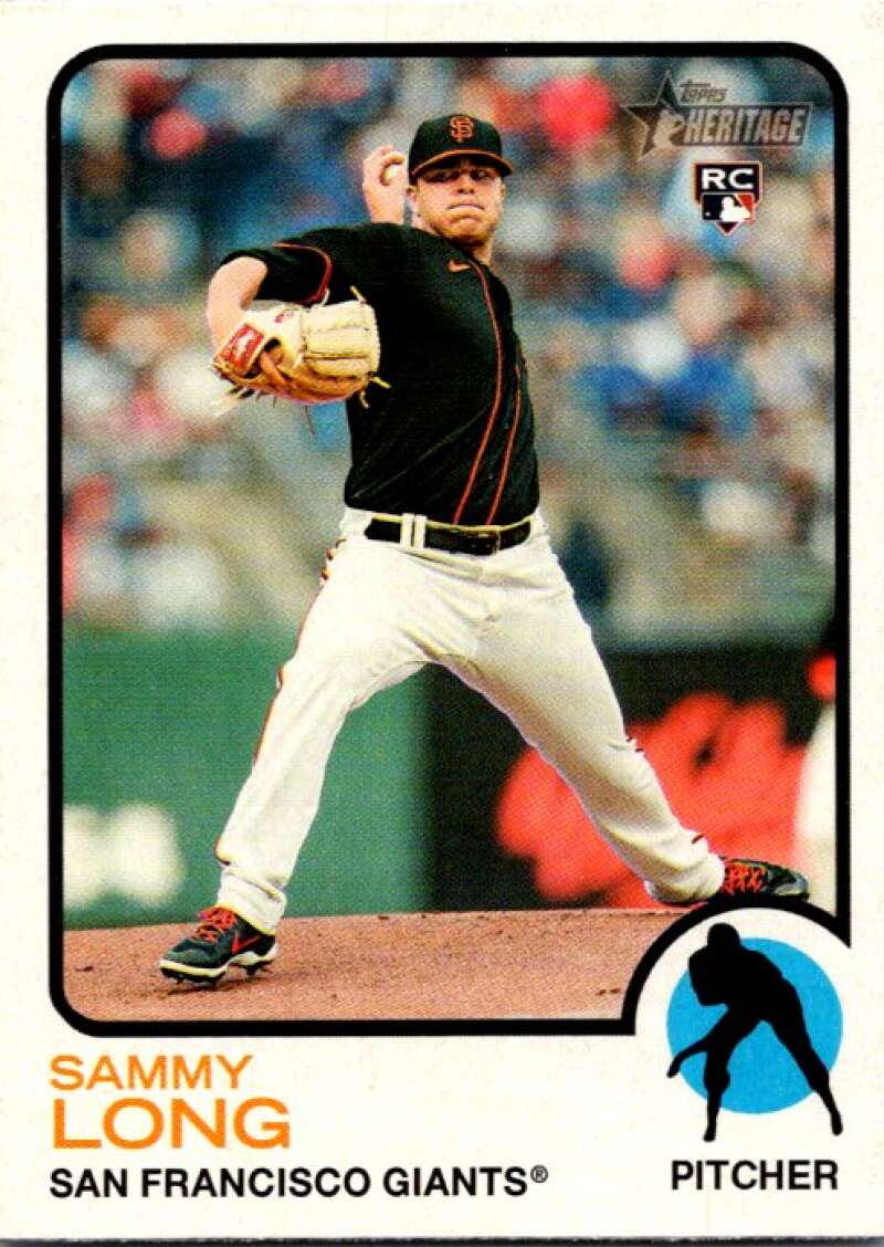 2022 Topps Heritage #379 Sammy Long RC Rookie Giants V92196 Image 1