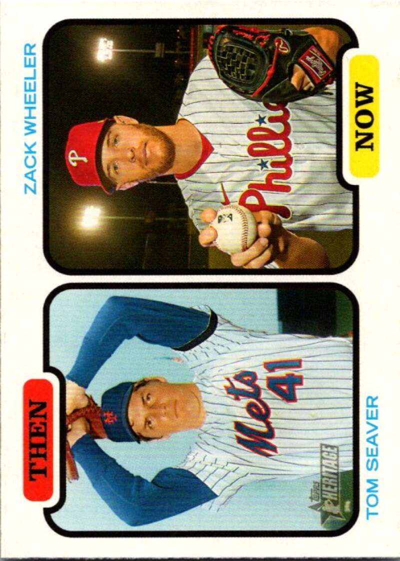 2022 Topps Heritage Then and Now #TAN-SW Seaver/Wheeler V92229 Image 1