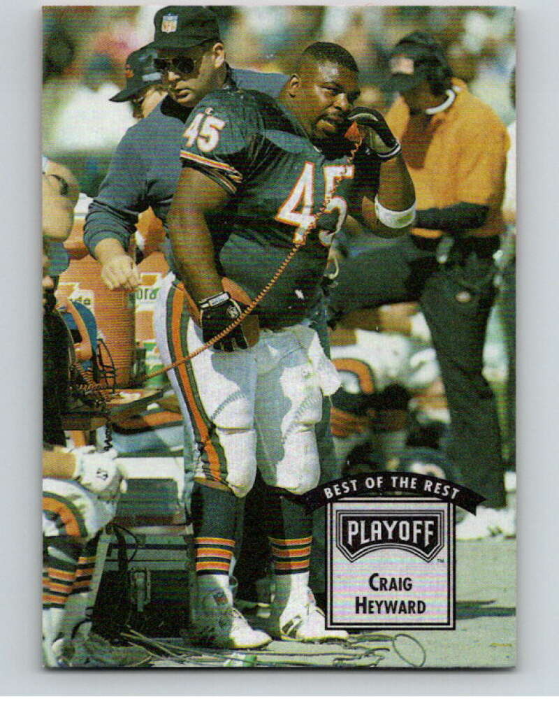 1993 Playoff Contenders #13 Craig Heyward Chicago Bears V92602 Image 1