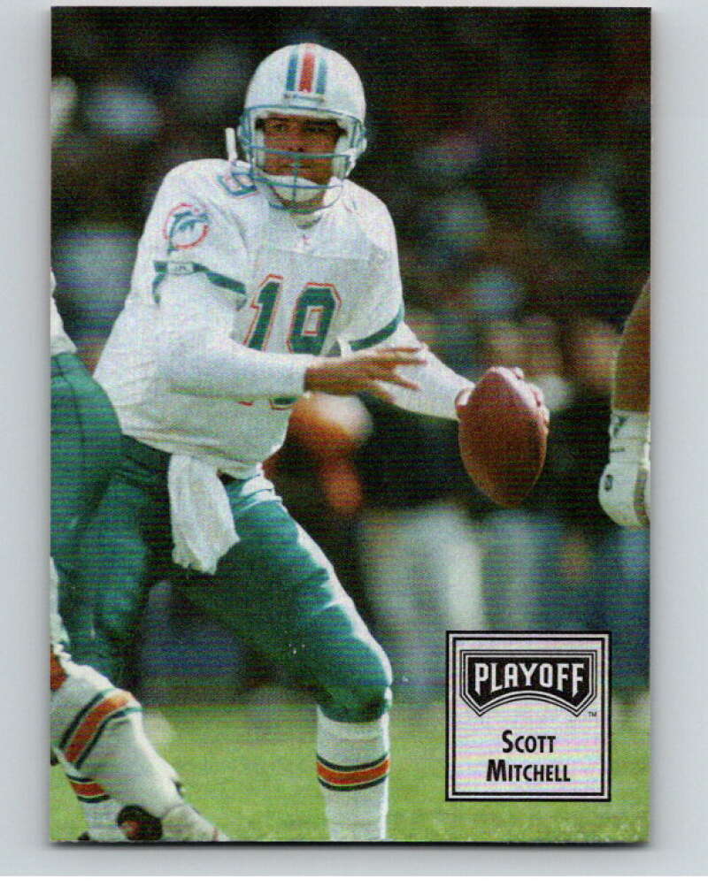 1993 Playoff Contenders #23 Scott Mitchell Miami Dolphins V92610 Image 1