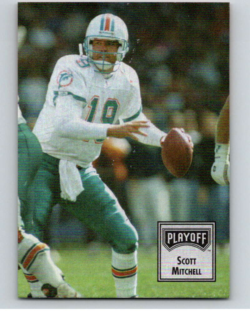 1993 Playoff Contenders #23 Scott Mitchell Miami Dolphins V92611 Image 1