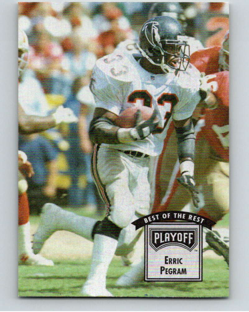 1993 Playoff Contenders #34 Erric Pegram Atlanta Falcons V92626 Image 1