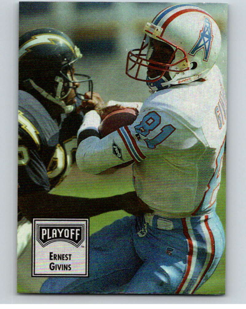 1993 Playoff Contenders #41 Ernest Givins Houston Oilers V92635 Image 1