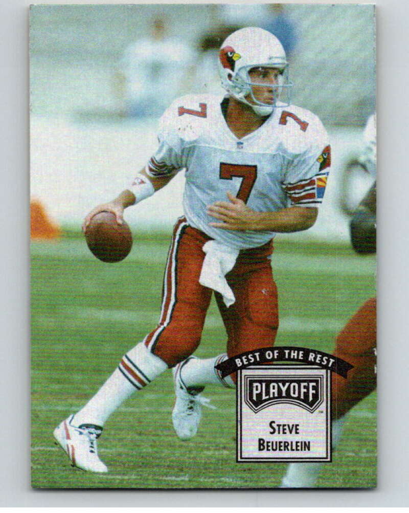 1993 Playoff Contenders #65 Steve Beuerlein Phoenix Cardinals V92659 Image 1