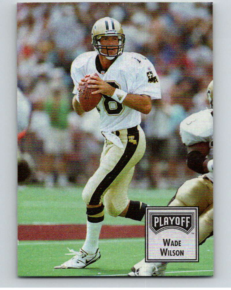 1993 Playoff Contenders #72 Wade Wilson New Orleans Saints V92666 Image 1