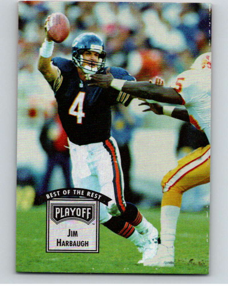 1993 Playoff Contenders #87 Jim Harbaugh Cincinnati Bengals V92680 Image 1