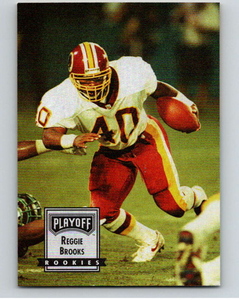 1993 Playoff Contenders #97 Reggie Brooks RC Rookie Washington Redskins V92688 Image 1