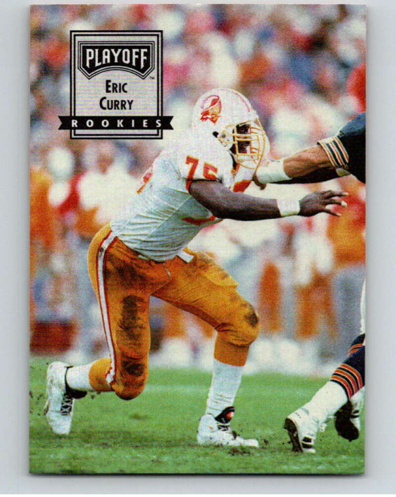 1993 Playoff Contenders #99 Eric Curry RC Rookie Tampa Bay Buccaneers V92691 Image 1