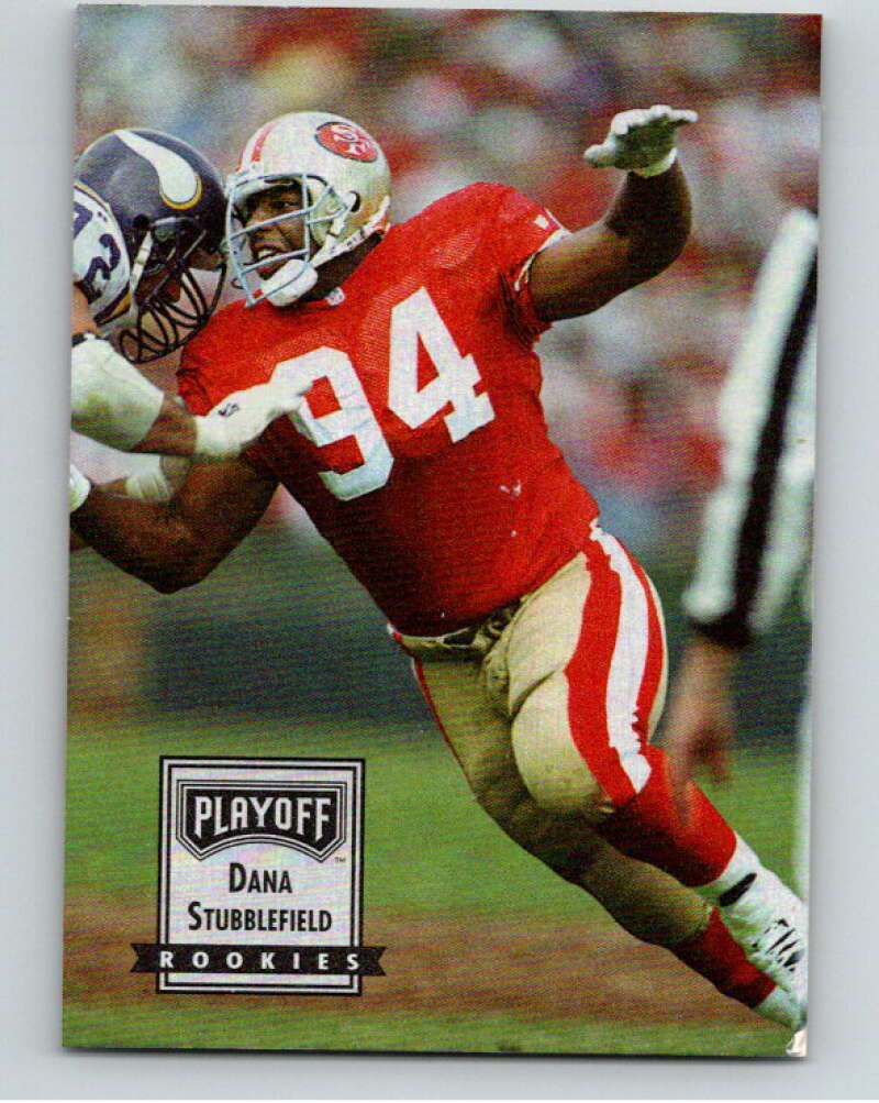 1993 Playoff Contenders #102 Dana Stubblefield RC Rookie San Francisco V92696 Image 1